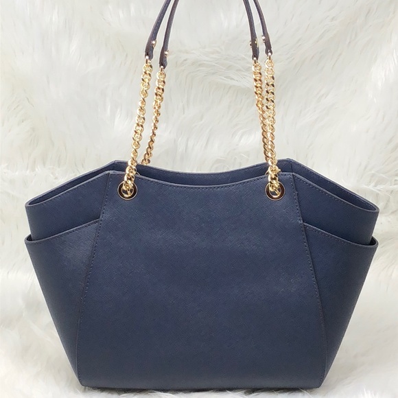 Nwt Michael Kors Jet Set travel large chain tote - Picture 2 of 6